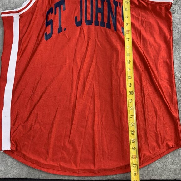 Vintage Russell Athletic Jersey Mens XXL St. John's University Basketball Red - Picture 2 of 9